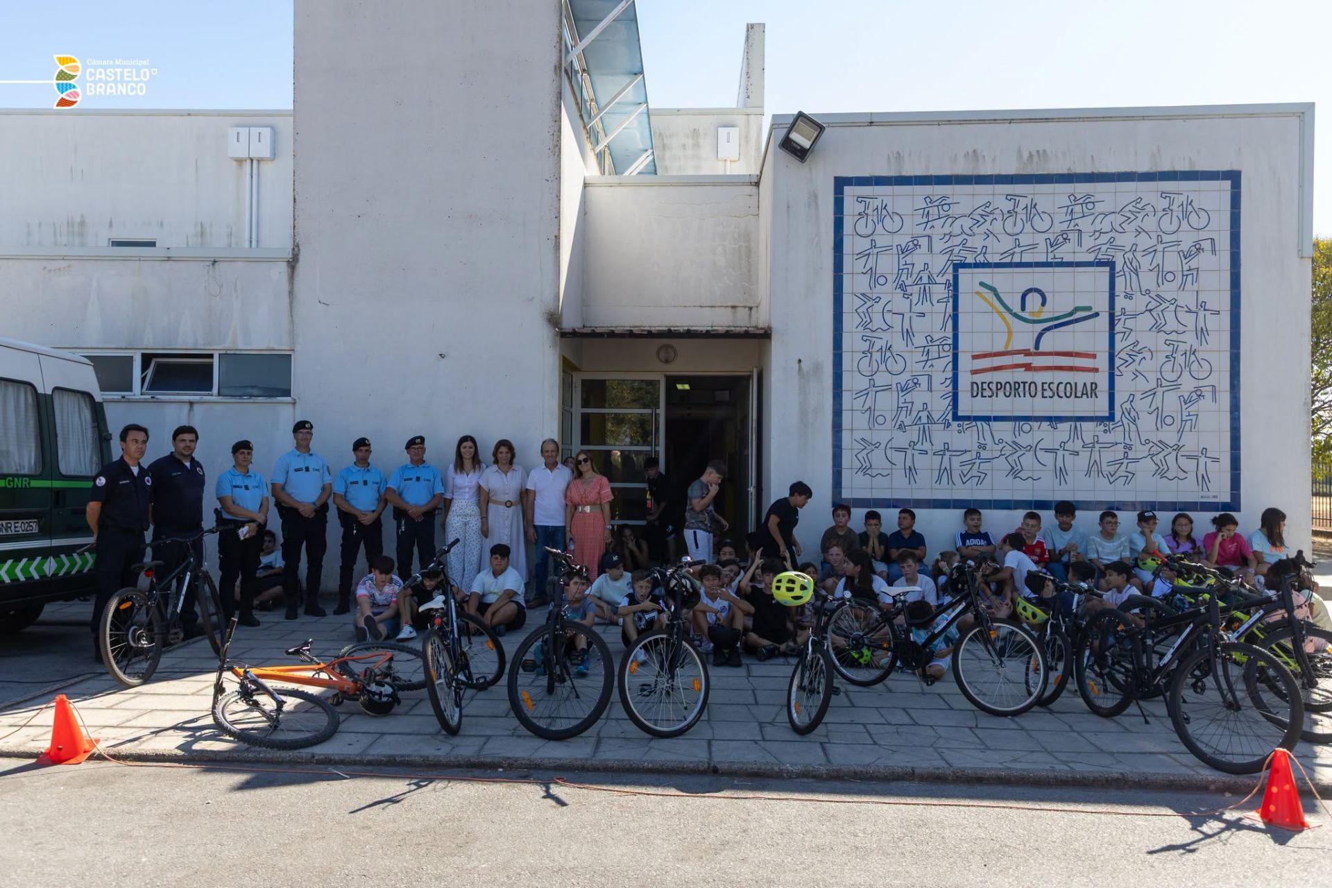 Alunos das escolas do concelho em atividades dedicadas à segurança rodoviária