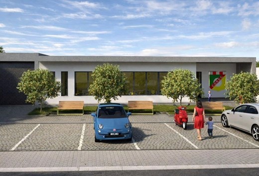 Autarquia apresenta anteprojeto de edifício para o Clube Desportivo e Recreativo de Escalos de Cima